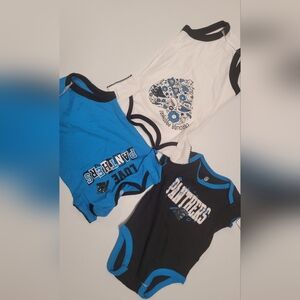 Blue and Black Kids Shirt Set